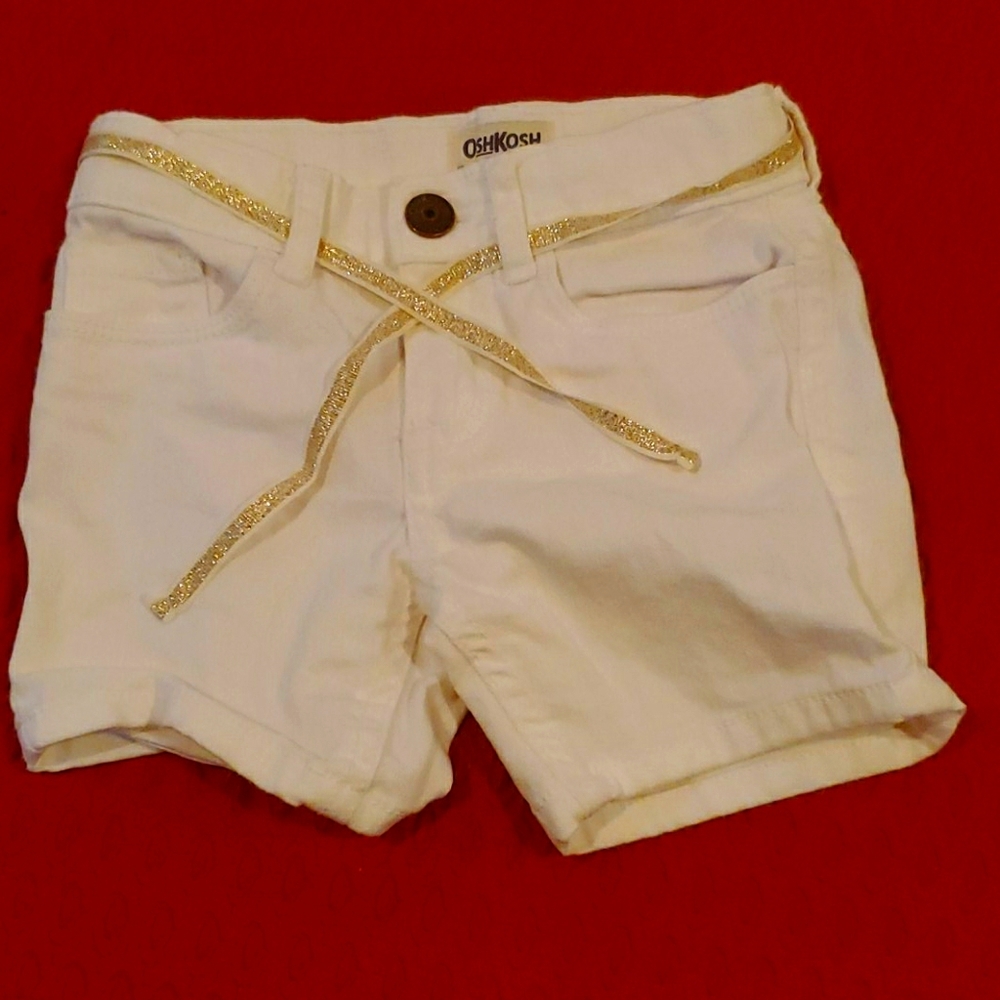 Oshkosh white jean shorts